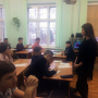 Агитационная поездка в 19-ю школу