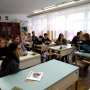 Агитация кафедры ЭУН в школах Белгорода